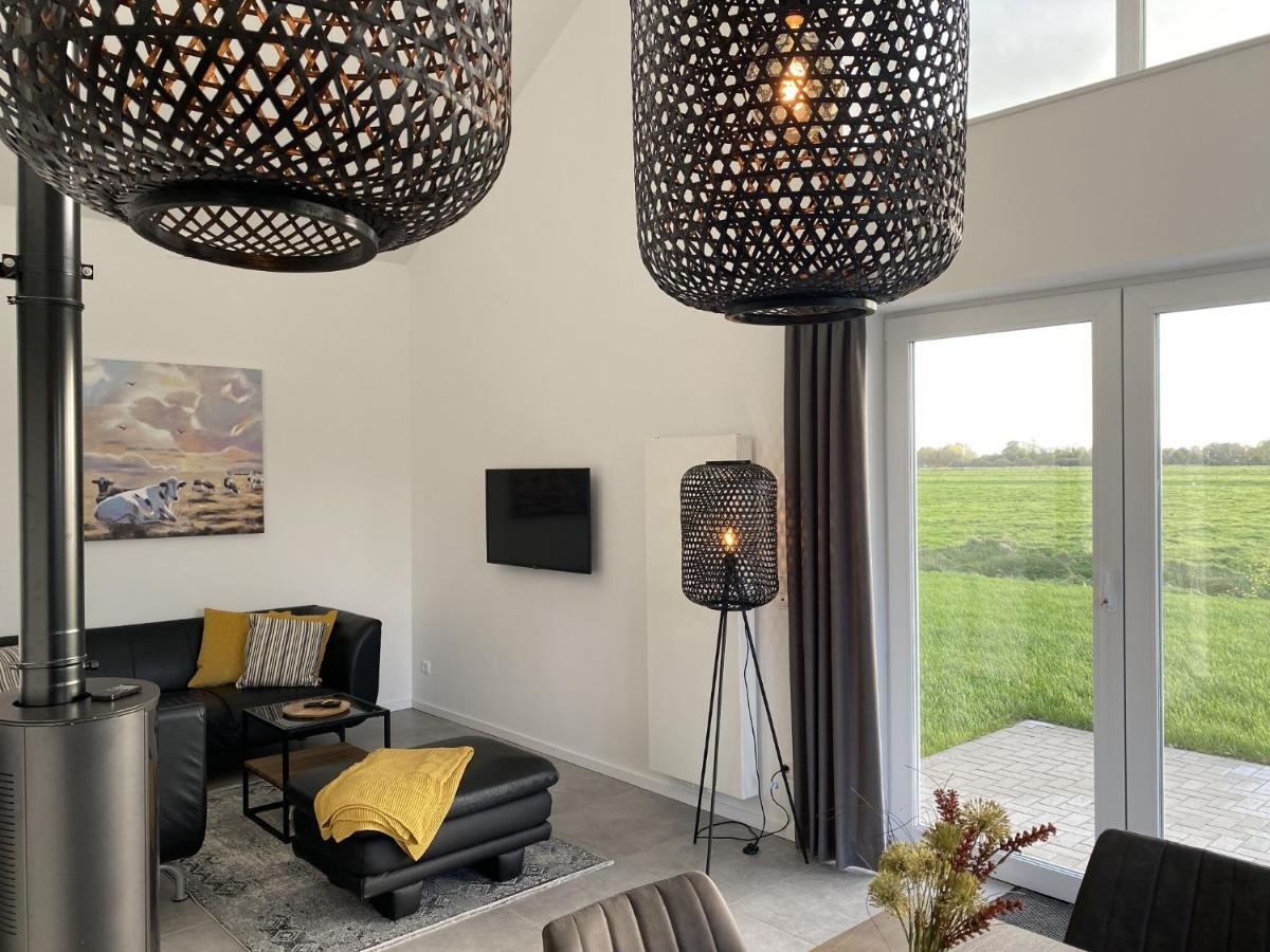 Kuh Blick Ferienhaus Sehestedt Sehestedt  Dış mekan fotoğraf