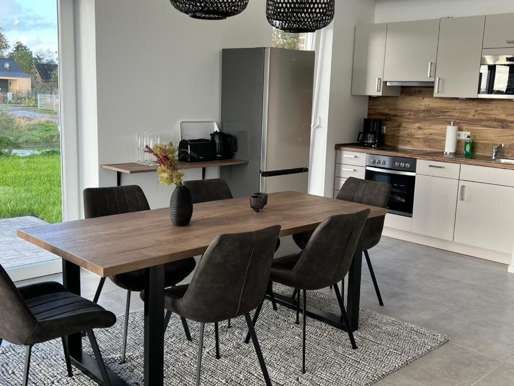 Kuh Blick Ferienhaus Sehestedt Sehestedt  Dış mekan fotoğraf