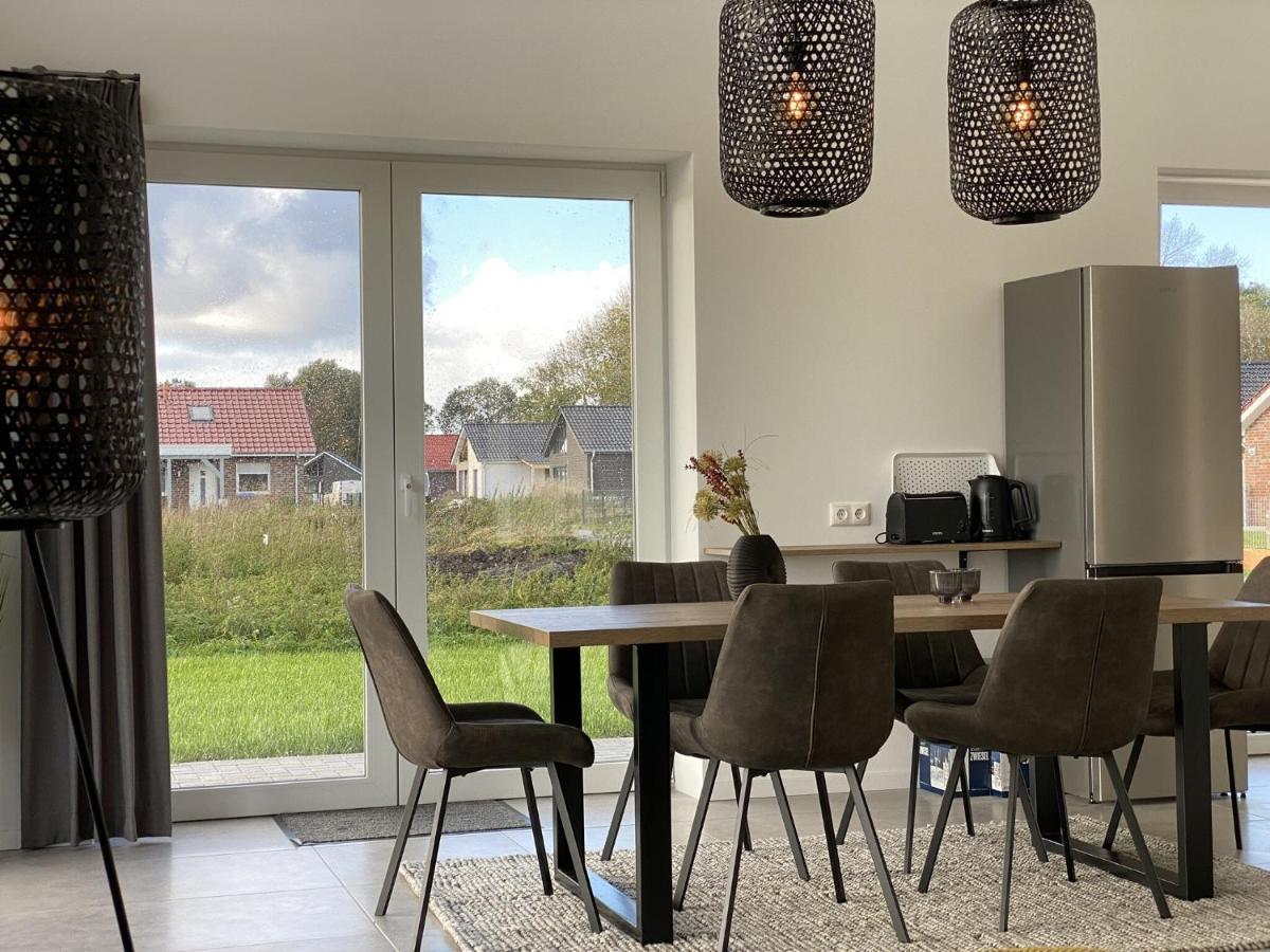Kuh Blick Ferienhaus Sehestedt Sehestedt  Dış mekan fotoğraf